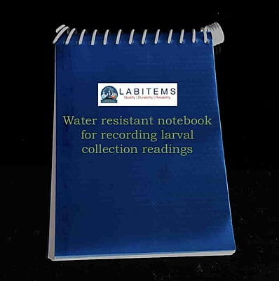 Waterproof note pad for recordings