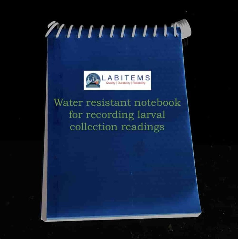 Waterproof note pad for recordings