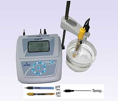 pH meter - PRECISION pH, mv,°C - LII-CpH-102