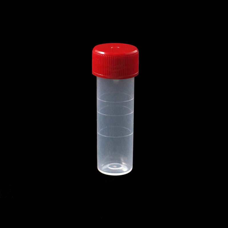 PP Plastic Vials dia 16 x H56 mm, 5 ml, lot of 100 - DP0079-5 PP Plastic Vials dia 16 x H56 mm, 5 ml, lot of 100 - DP0079-5