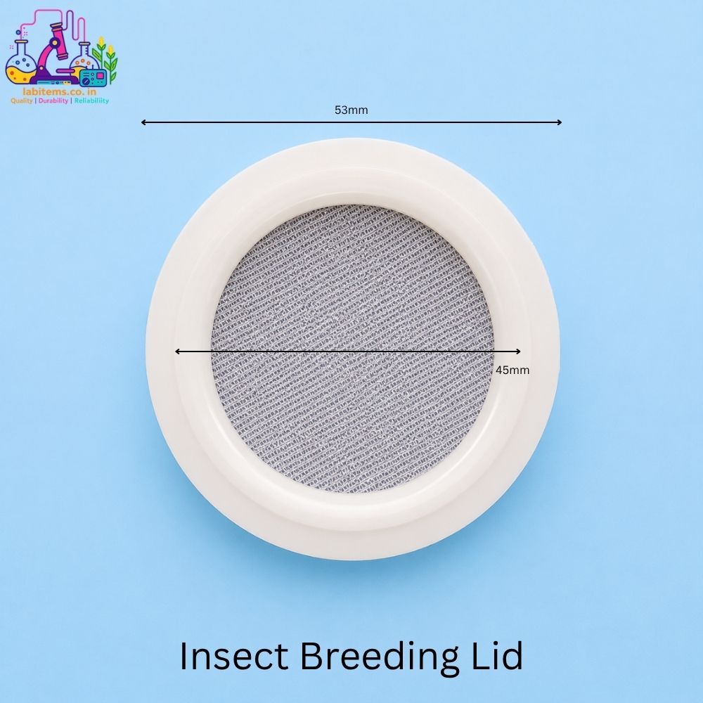 Lid Insect Insect Breeding Lid with Mesh Ventilation for Rearing Containers | 45mm ID