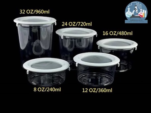 Insect Containers from 240 to 960ml