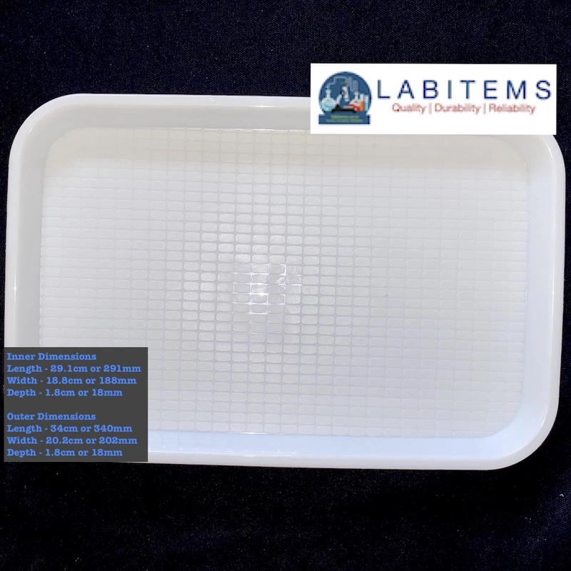 Larval sorting Tray Small with 29.1 cm x 18.8 cm x 1.8 cm depth