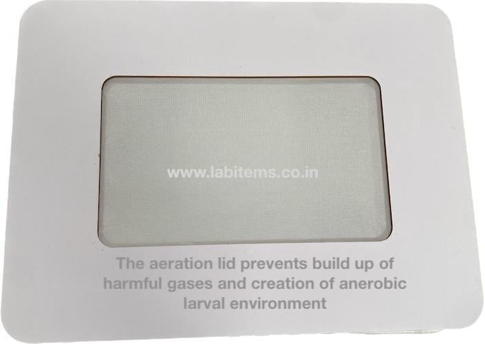 Larval tray - aeration mesh for mosquito rearing