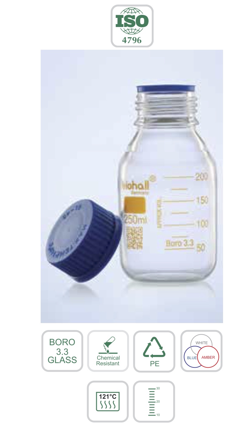 Reagent Bottles with Screw LI.1105.05 -500ml