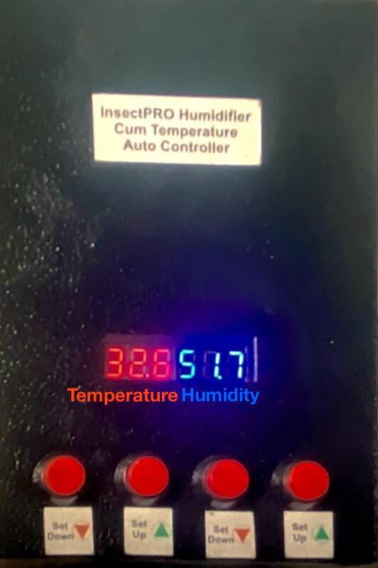 Automatic Temperature and Humidity Controlling set up with blowers and humidifier
