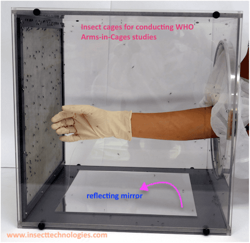 WHO Testing Cage for Arm-in-Cage Studies