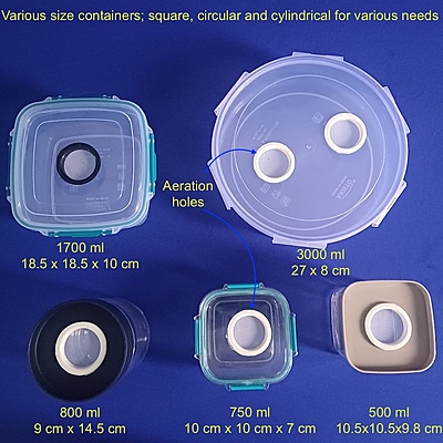 500 ml Air Lock Polystyrene Container – Crystal Clear & Secure Storage 500 ml Air Lock Polystyrene Container – Crystal Clear & Secure Storage